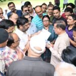 खुले दरबार में गेस्ट टीचरों के प्रतिनिधियों ने मंत्री राजेश नागर को सौंपा ज्ञापन  !